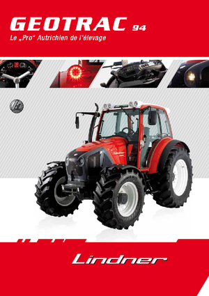 4WD ट्रैक्टर Lindner Geotrac 94