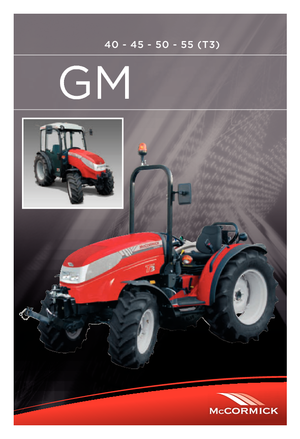 4WD ट्रैक्टर McCormick GM 55
