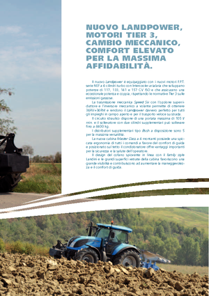 4WD ट्रैक्टर Landini Landpower 125 Techno