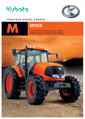 4WD ट्रैक्टर Kubota M 130 X