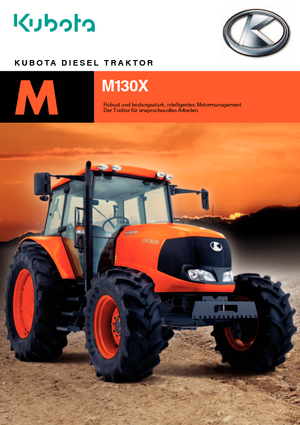 4WD ट्रैक्टर Kubota M 130 X