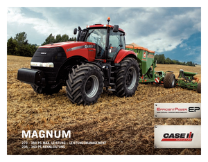 4WD ट्रैक्टर Case IH Magnum 340 Komfort
