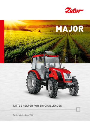 4WD ट्रैक्टर Zetor Major 80
