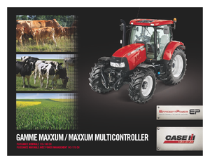 4WD ट्रैक्टर Case IH Maxxum 125 MC Profi EHR