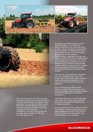 4WD ट्रैक्टर McCormick MC 130