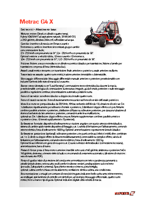 4WD ट्रैक्टर Reform Werke Metrac G 4 X