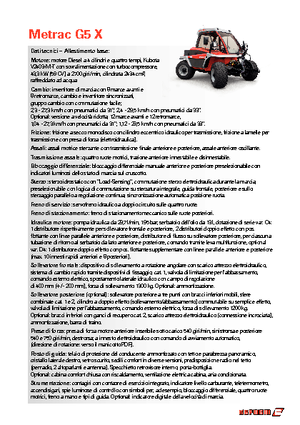 4WD ट्रैक्टर Reform Werke Metrac G 5 X