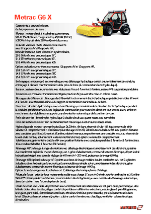 4WD ट्रैक्टर Reform Werke Metrac G 6 X