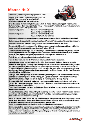 4WD ट्रैक्टर Reform Werke Metrac H 5 X