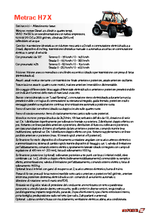 4WD ट्रैक्टर Reform Werke Metrac H 7 X