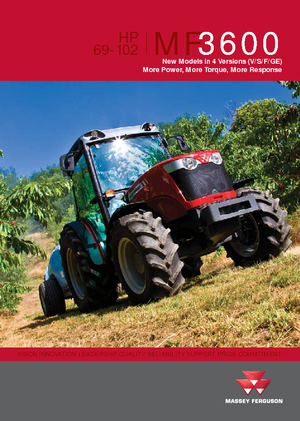 4WD ट्रैक्टर Massey Ferguson MF 3640 GE