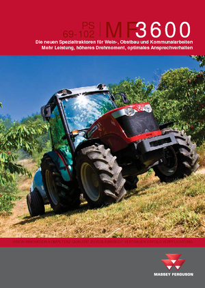 4WD ट्रैक्टर Massey Ferguson MF 3650 F