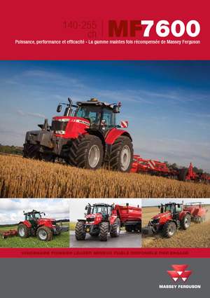 4WD ट्रैक्टर Massey Ferguson MF 7618 Dyna 6