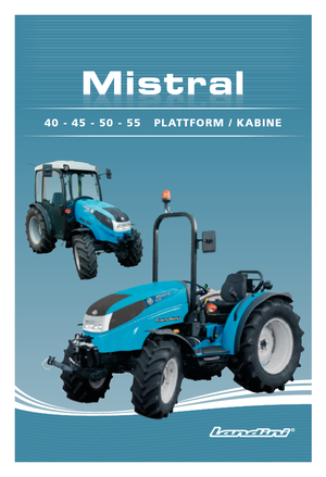 4WD ट्रैक्टर Landini Mistral 50