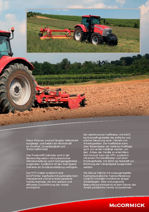 4WD ट्रैक्टर McCormick MTX 120