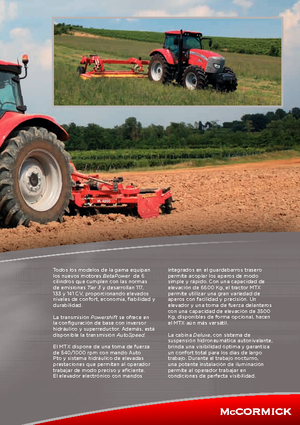4WD ट्रैक्टर McCormick MTX 120