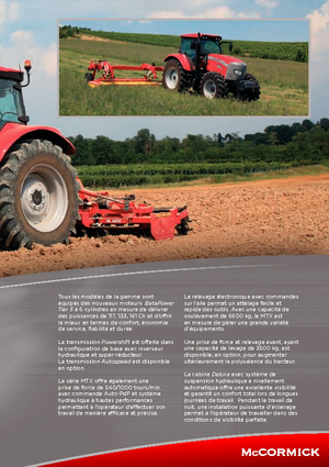 4WD ट्रैक्टर McCormick MTX 120