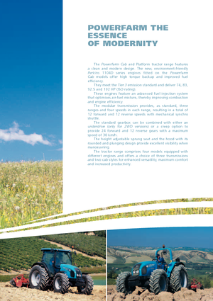 4WD ट्रैक्टर Landini Powerfarm 90 HC