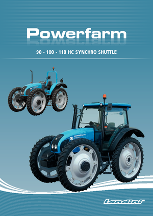 4WD ट्रैक्टर Landini Powerfarm 90 HC