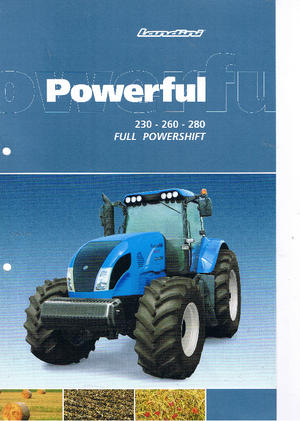 4WD ट्रैक्टर Landini Powerful 260