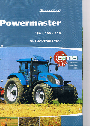 4WD ट्रैक्टर Landini Powermaster 180