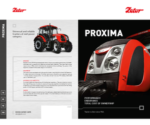 4WD ट्रैक्टर Zetor Proxima 90 PRO
