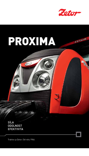 4WD ट्रैक्टर Zetor Proxima 90 PRO