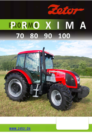 4WD ट्रैक्टर Zetor Proxima 90 PRO