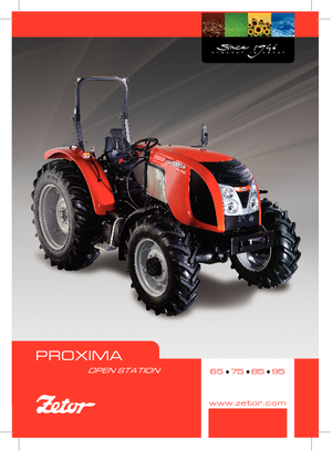 4WD ट्रैक्टर Zetor Proxima Cabrio 75 EKO