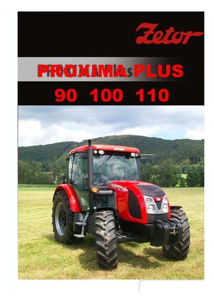 4WD ट्रैक्टर Zetor Proxima Plus 90