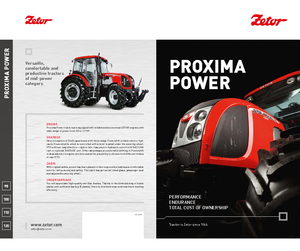 4WD ट्रैक्टर Zetor Proxima Power 100