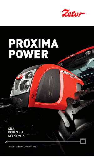 4WD ट्रैक्टर Zetor Proxima Power 100