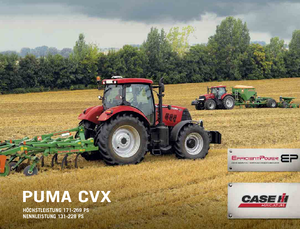 4WD ट्रैक्टर Case IH Puma CVX 160 EP Komfort
