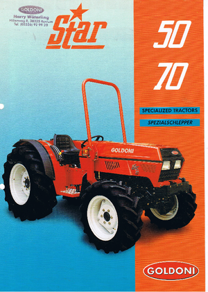 4WD ट्रैक्टर Goldoni Star 50