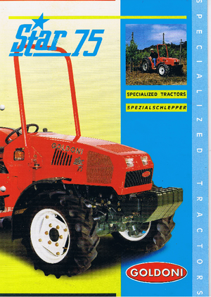4WD ट्रैक्टर Goldoni Star 75