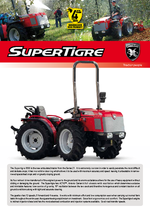 4WD ट्रैक्टर Carraro Supertigre 5500