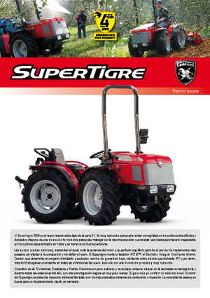 4WD ट्रैक्टर Carraro Supertigre 5500