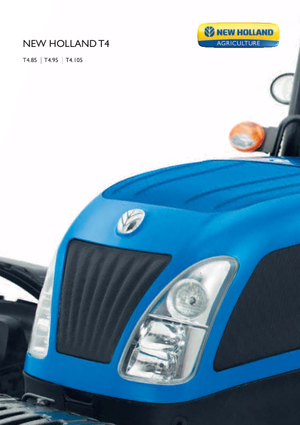 4WD ट्रैक्टर New Holland T 4.85