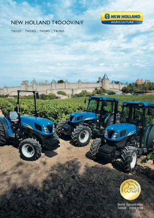 4WD ट्रैक्टर New Holland T 4050 V (701)