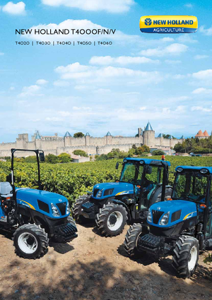 4WD ट्रैक्टर New Holland T 4040 N (101)