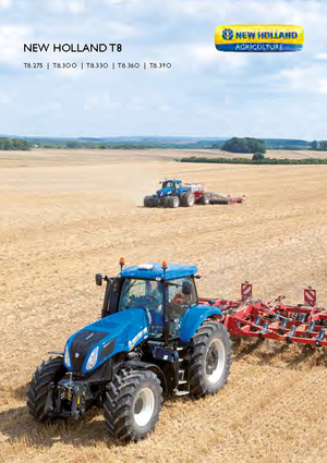 4WD ट्रैक्टर New Holland T 8.300 (100)