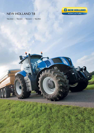 4WD ट्रैक्टर New Holland T 8.390 (100)