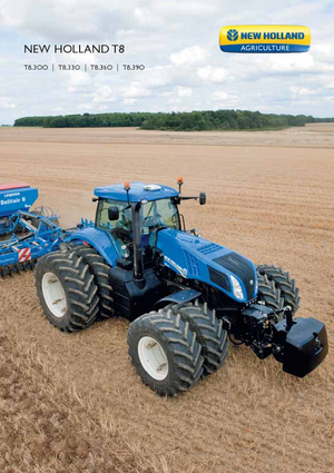 4WD ट्रैक्टर New Holland T 8.390 (100)