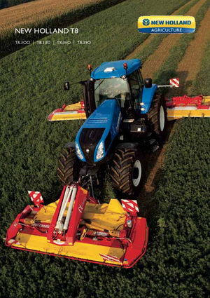 4WD ट्रैक्टर New Holland T 8.390 (100)
