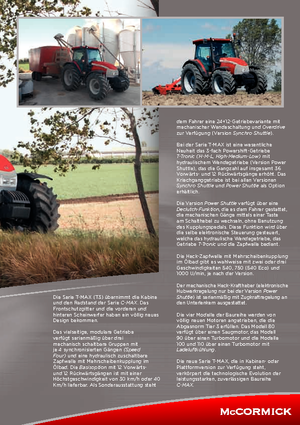 4WD ट्रैक्टर McCormick T 80 Max RPS