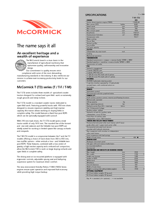 4WD ट्रैक्टर McCormick T 90 Max Synchro