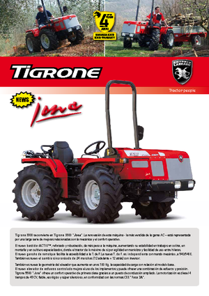 4WD ट्रैक्टर Carraro Tigrone 5500
