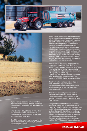 4WD ट्रैक्टर McCormick TTX 210 E-Plus