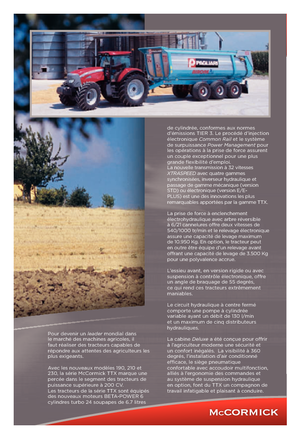 4WD ट्रैक्टर McCormick TTX 210 E-Plus