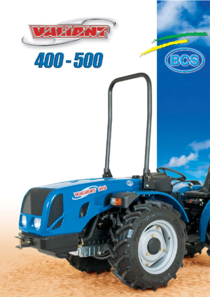 4WD ट्रैक्टर BCS Valiant 500 RS